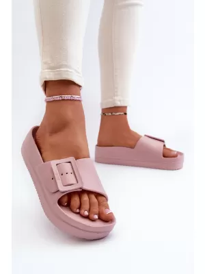 BIG STAR Ženski natikači NN274A663 PINK Big Star Shoes