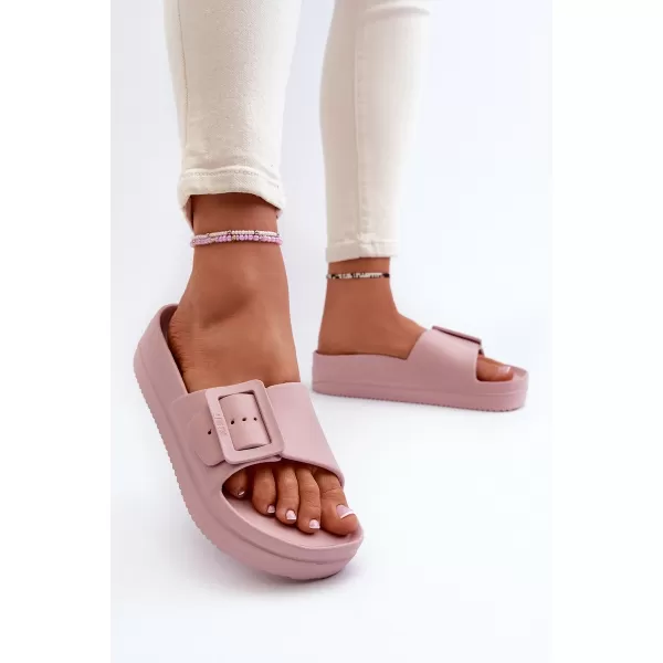  BIG STAR Ženski natikači NN274A663 PINK Big Star Shoes 