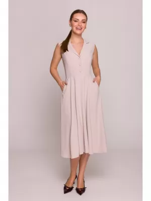 Obleka STYLOVE S409 BEŽ