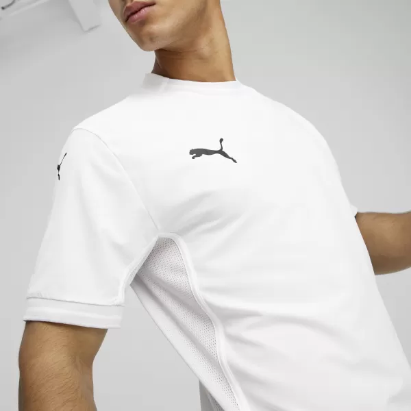  Srajca PUMA TEAMFINAL JERSEY 705737_04 PUMA WHITE/BLACK/FEATHERGRAY 