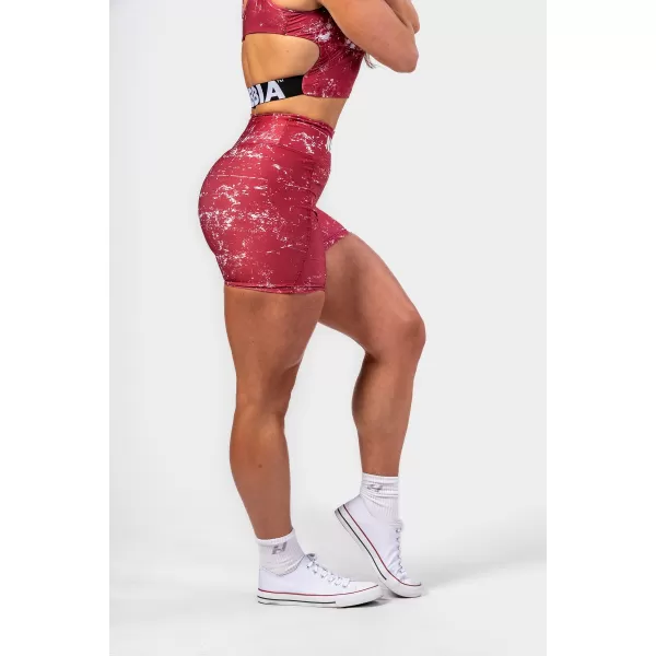  Kratke hlače HAMMIES 615 RED Nebbia z visokim pasom 5 palcev 