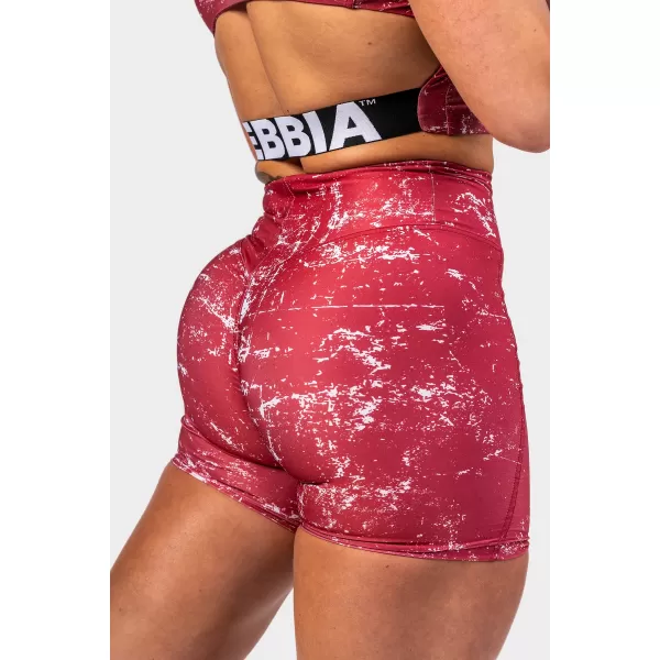  Kratke hlače HAMMIES 615 RED Nebbia z visokim pasom 5 palcev 