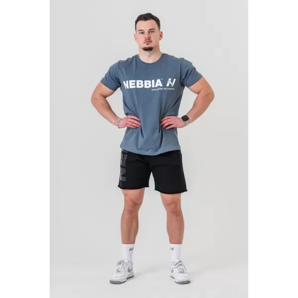  Majica s kratkimi rokavi GYM ESSENTIALS 380 GREY Nebbia 