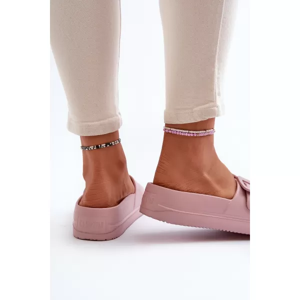  BIG STAR Ženski natikači NN274A663 PINK Big Star Shoes 