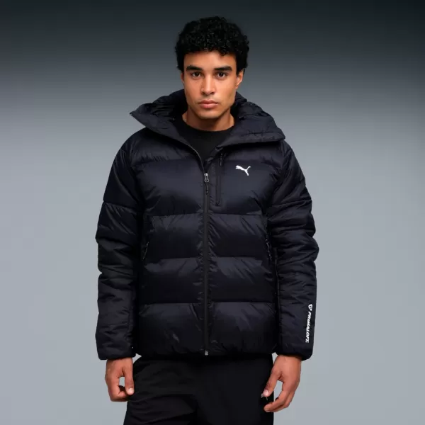  Moška jakna PUMA TECH PRIMALOFT PUFFER JACKET 632165-01 ČRNA 