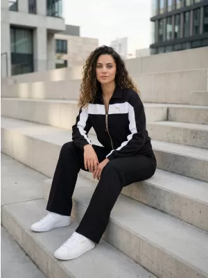 Ženska jakna PUMA T7 RELAXED TRACK JACKET 632137-01 ČRN