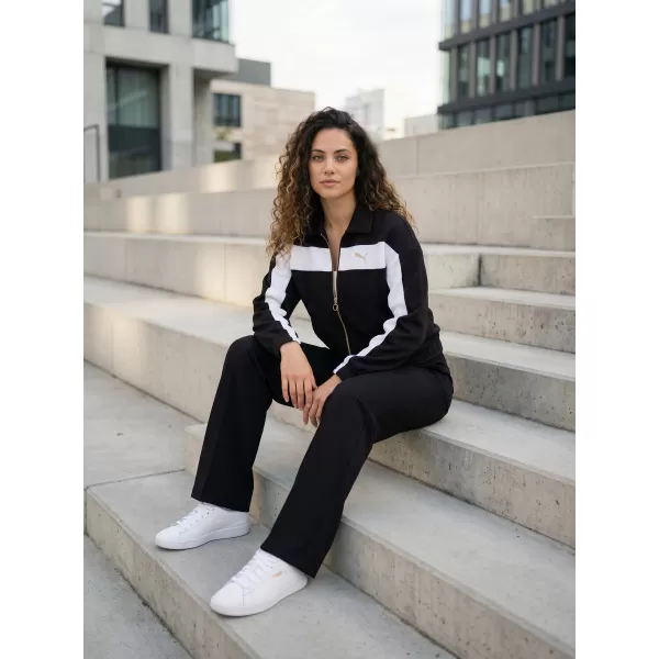  Ženska jakna PUMA T7 RELAXED TRACK JACKET 632137-01 ČRN 