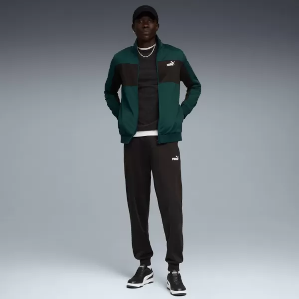  Moški komplet PUMA POLY COLORBLOCK SUIT 687304-75 ZELENA 