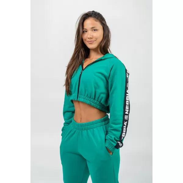  Kratka majica s kapuco ICONIC 254 GREEN Nebbia 