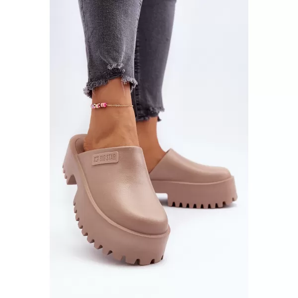  Ženski natikači BIG STAR NN274016 BEŽ Big Star Shoes 