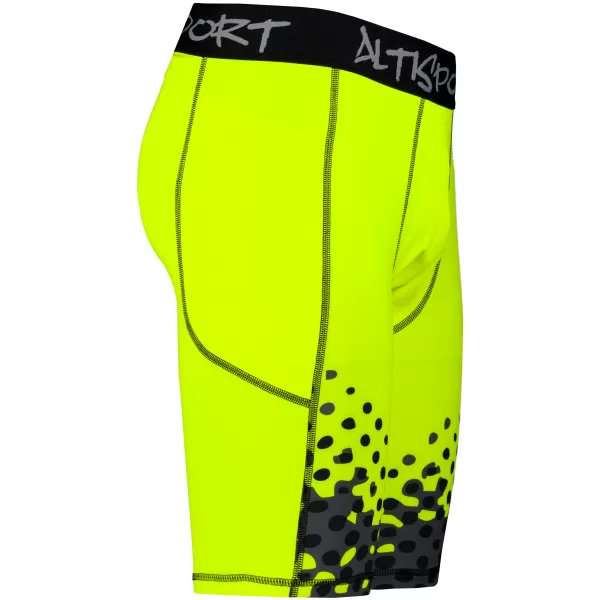  Moške športne pajkice nad koleni premium ALTISPORT VOJ/ALM109LEG02 FLUO RUMENA 