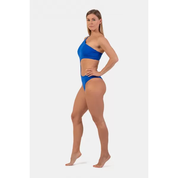  Asimetrični monokini na eno ramo 459 MODRA Nebbia 