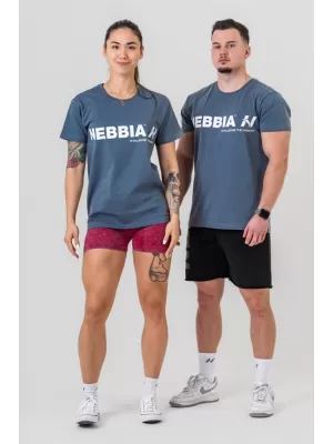 Majica s kratkimi rokavi GYM ESSENTIALS 380 GREY Nebbia