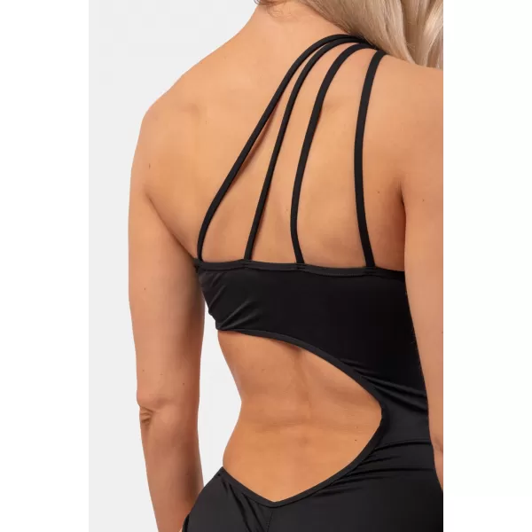  Asimetrični monokini na eno ramo 459 ČRNI Nebbia 