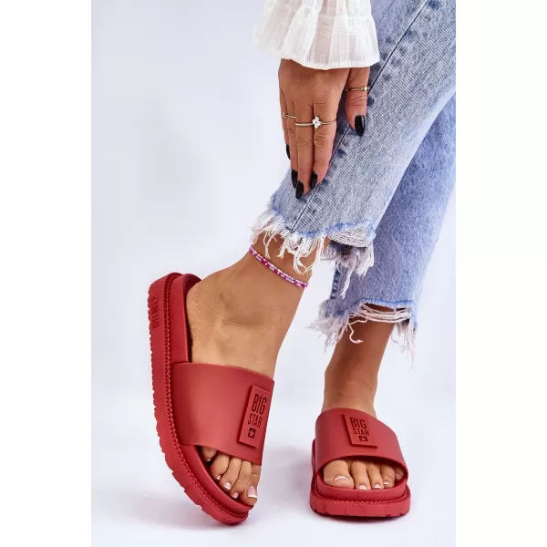  Ženski natikači BIG STAR LL274430 RED Big Star Shoes 