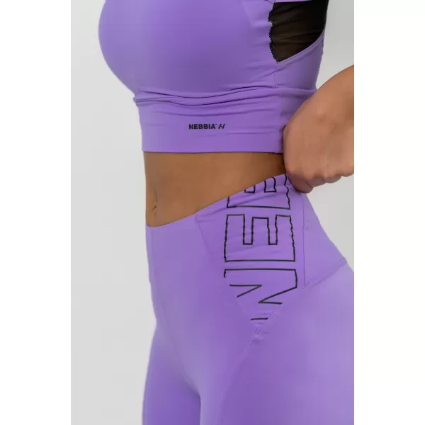  FIT Activewear pajkice z visokim pasom 443 LILA Nebbia 