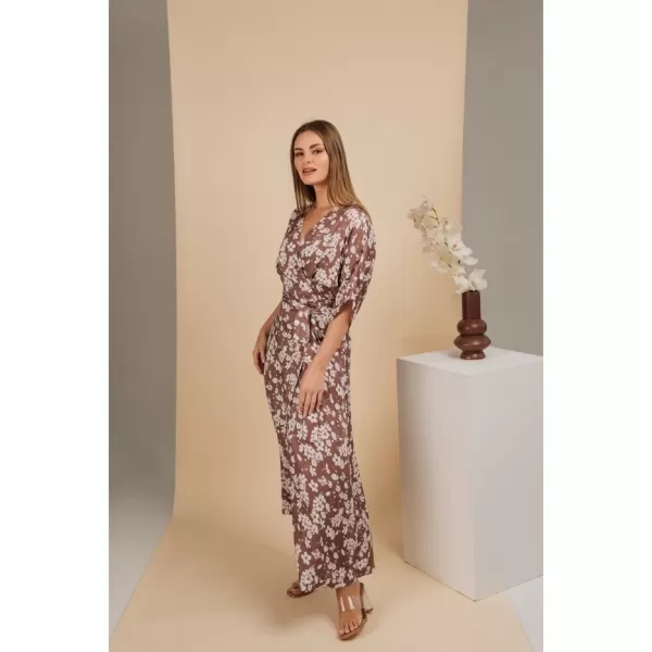  Obleka STYLOVE S405 RJAVA 