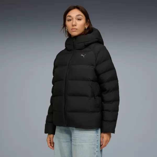  Ženska jakna PUMA MONO HOODED JACKET 688385-01 ČRNA 
