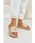 Ženski natikači BIG STAR LL274A210 BEIGE Big Star Shoes