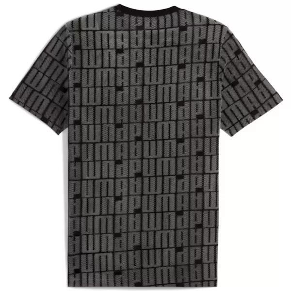  Moška majica s kratkimi rokavi PUMA ESS LOGO LAB AOP TEE 688185-01 ČRNA 