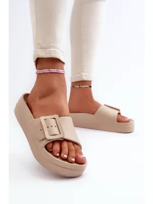 Ženski natikači BIG STAR NN274A666 BEIGE Big Star Shoes