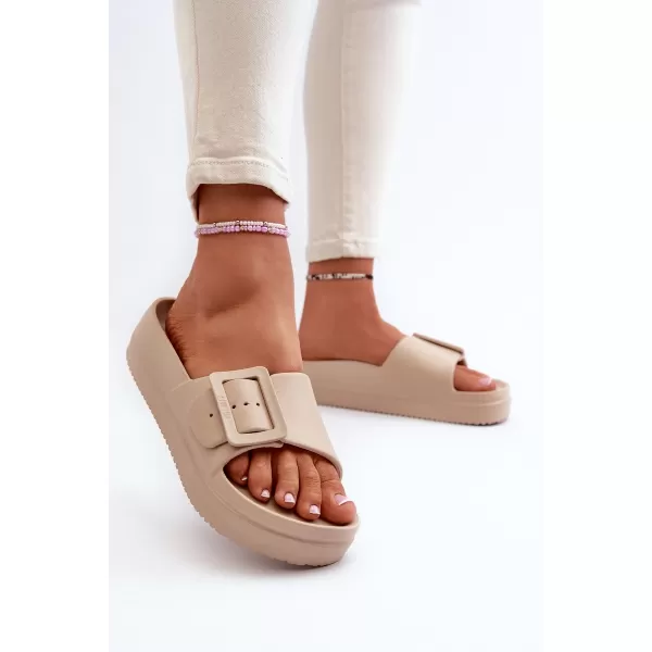  Ženski natikači BIG STAR NN274A666 BEIGE Big Star Shoes 
