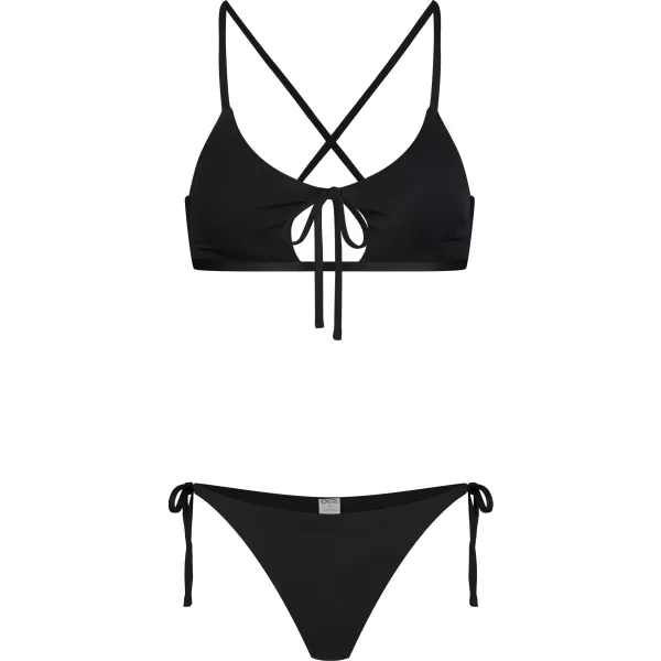 Ženski bikini - zgornji del NORDBLANC NBSSS8211 ČRN 