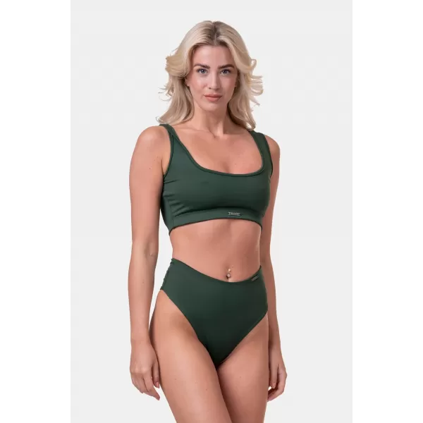  Bikini Active Black - bralette top 554 TEMNO ZELENA Nebbia 