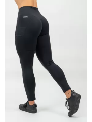 Pajkice z visokim pasom LEG DAY GOALS 248 BLACK Nebbia