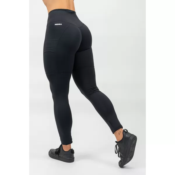 Pajkice z visokim pasom LEG DAY GOALS 248 BLACK Nebbia 