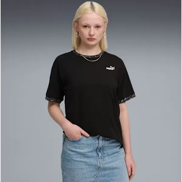  Srajca PUMA ESS GRAPHIC ANIMAL RELAXED TEE 688082-01 ČRN 