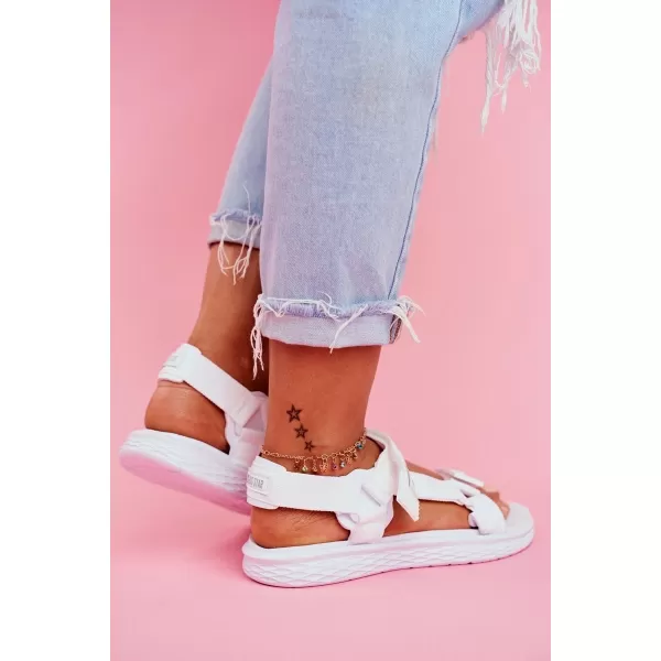  Ženski sandali BIG STAR FF274A603 WHITE Big Star Shoes 
