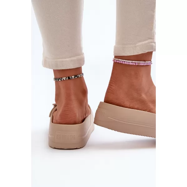  Ženski natikači BIG STAR NN274A666 BEIGE Big Star Shoes 