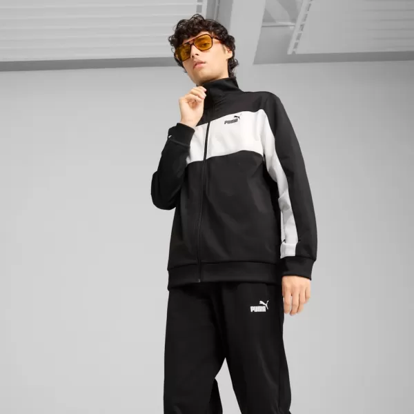  Moški komplet PUMA POLY COLORBLOCK SUIT 687304-01 ČRNA 