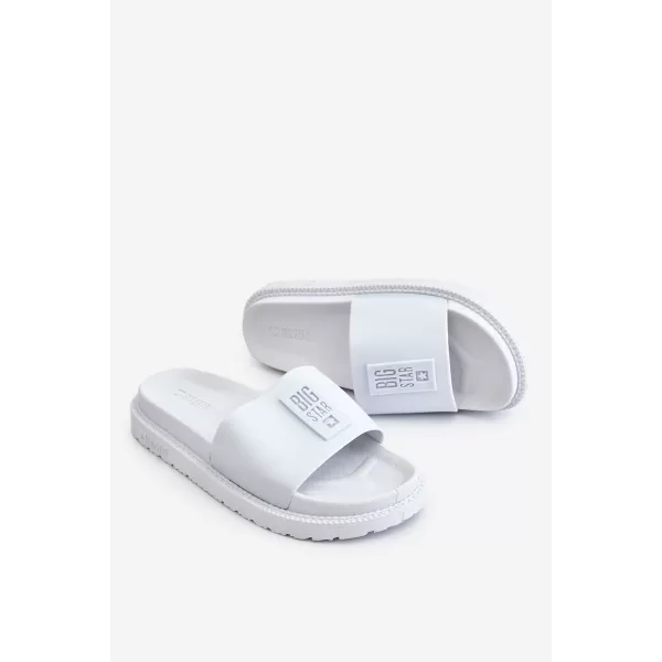  Ženski natikači BIG STAR LL274428 WHITE Big Star Shoes 