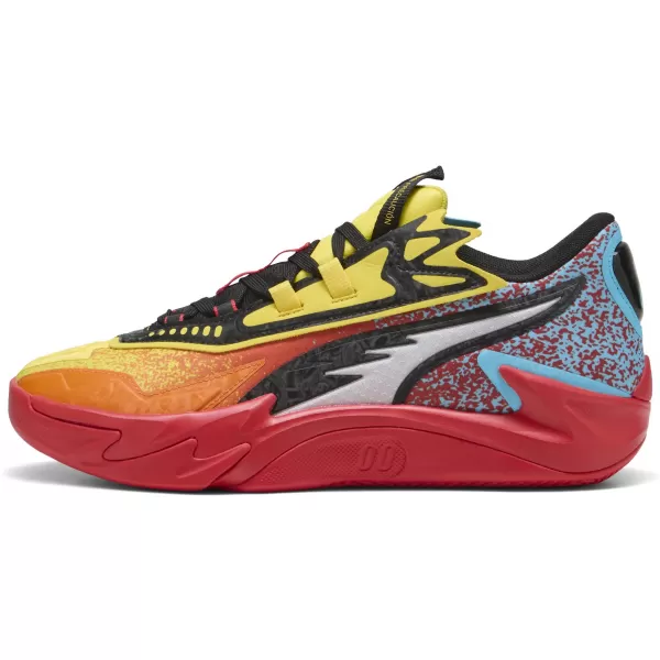  Škornji PUMA SCOOT ZEROS II CAUTION 310843_01 RICKIE ORANGE/SPEED ​​YELLOW 