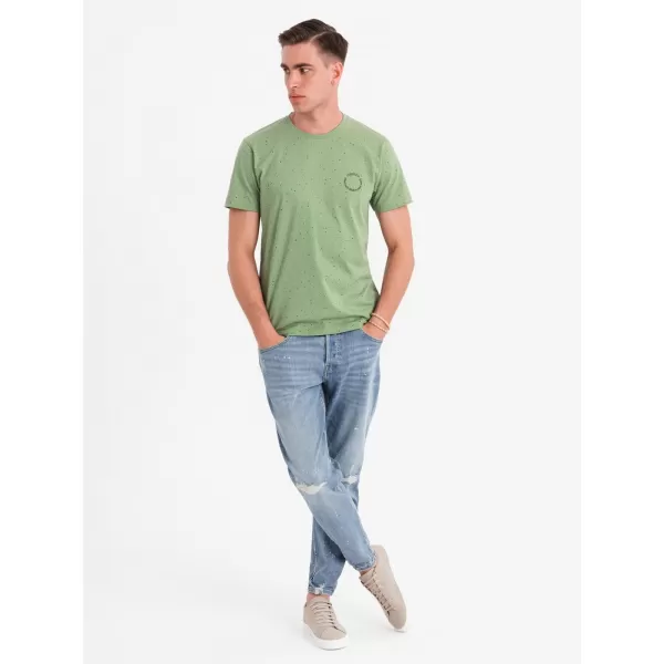  Srajca OMBRE OM-TSFP-0186 ZELENO 