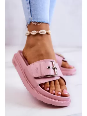 Modni ženski natikači BIG STAR JJ274A308 PINK Big Star Shoes
