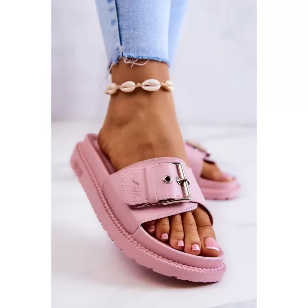  Modni ženski natikači BIG STAR JJ274A308 PINK Big Star Shoes 