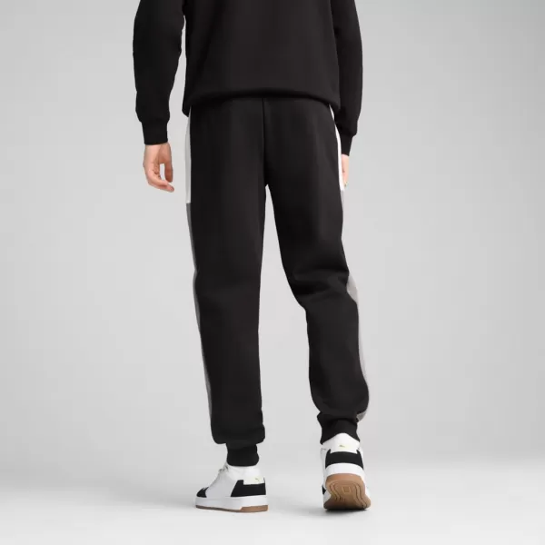  Moške trenirke PUMA ESS BLOCK SWEATPANTS FL CL 684688-01 ČRNA 