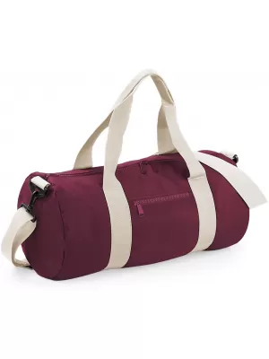 | BG 140 BURGUNDY/OFF WHITE BagBase