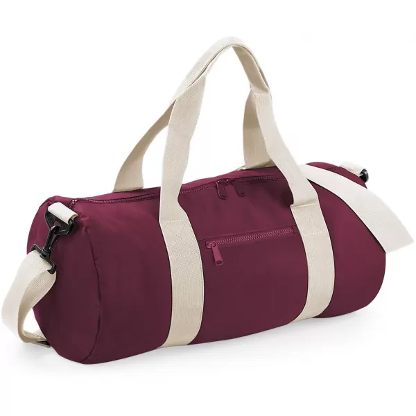  | BG 140 BURGUNDY/OFF WHITE BagBase 