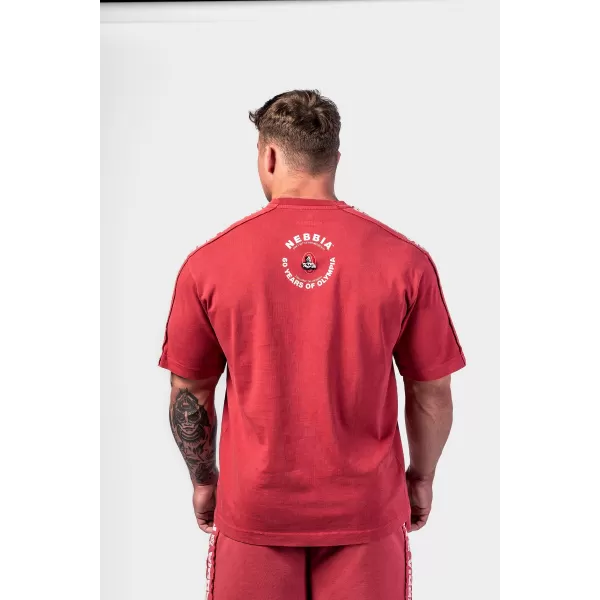  Sprana oversized majica GOLDEN AGE 790 RED Nebbia 