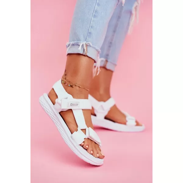  Ženski sandali BIG STAR FF274A603 WHITE Big Star Shoes 