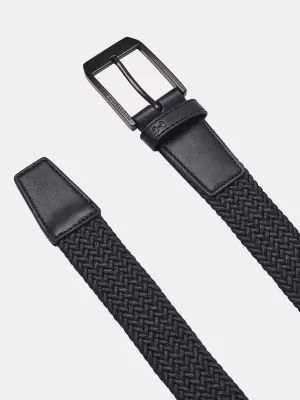 Moški pas UNDER ARMOUR M BRAIDED GOLF BELT 1387746-001 ČRNA