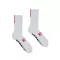 EXTRA MILE” nogavice crew 103 WHITE Nebbia