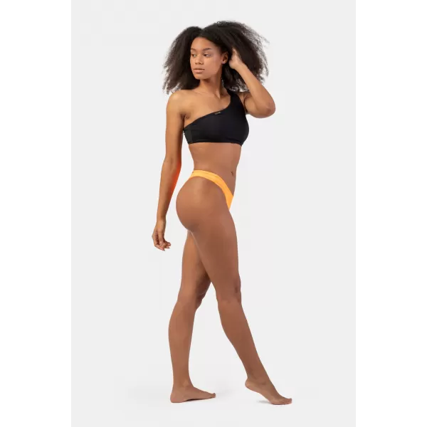  Bikini kopalke z eno ramo Bandeau - Top 448 BLACK Nebbia 