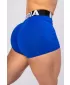 Fitnes kratke hlače z visokim pasom GLUTE PUMP 240 BLUE Nebbia