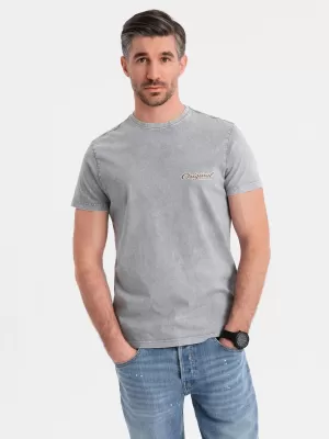 Srajca OMBRE OM-TSWT-0201 SIVA
