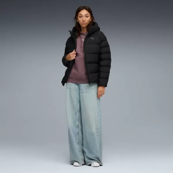  Ženska jakna PUMA MONO HOODED JACKET 688385-01 ČRNA 